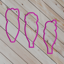 1.png Бесплатный STL файл Контур цветка COOKIE CUTTER・3D-печатный дизайн для скачивания