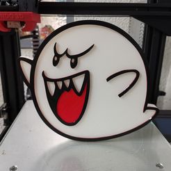IMG_20220905_130711_edit_58126263845295.jpg STL-Datei Mario Bros. Geister-Logo・3D-Druck-Idee zum Herunterladen