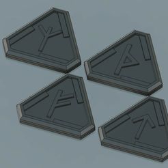 all-tokens.jpg Archivo STL Fichas de rencor para enanos espaciales・Modelo para descargar y imprimir en 3D