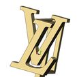 STL file Louis Vuitton logo bail link 3D print model・3D printable model to  download・Cults