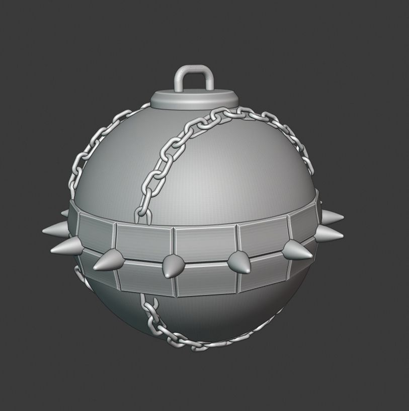 3D file Gogo Yubari Weapon Meteor Hammer (Kill Bill)・Model to download