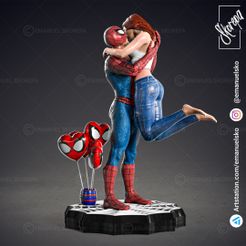 Render-1.jpg -Datei Spiderman und Mary Jane・3D-druckbare Vorlage zum herunterladen, emanuelsko