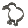 kiwi-baby-cookie-cutter.png cute baby kiwi bird cookie cutter