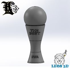Premio-THE-BEST,-fifa,-Trofeo,-Daniel-Leos,-Leonel-Messi,-Cristiano-Ronaldo,-Leosindustries,-Leos3D,.jpg STL file The Best Trophy Award -・Design to download and 3D print