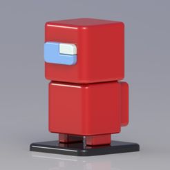 Among-Us.jpg Free STL file SQUARED AMONG US CHARACTER・3D print model to download