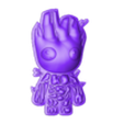 BabyGroot.stl Baby Groot in 3D: The Tenderness of Guardians of the Galaxy on your Printer