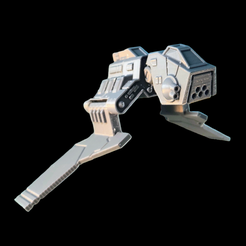 PhotoRoom-20230501_173716~3.png Fichier STL Navette d'attaque de la république de Star Wars - Semi Chibi・Objet pour impression 3D à télécharger