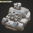 bowsitosA.png Mario Kart - Dry Bowser - Bowsitos -  (EASY TO PRINT - NO SUPPORT)