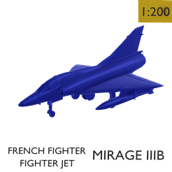 M1.png 3D file MIRAGE IIIB JET FIGHTER・Template to download and 3D print, ZmanOra