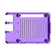 Top_Slots_SM_Cam_Disp_Pins.stl Malolo's screw-less / snap fit Raspberry Pi 3 Model B+ Case & Stands