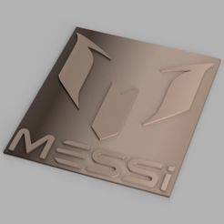 bandicam-2022-12-20-12-20-45-973.jpg Archivo STL Decoración de pared con el logotipo de Messi・Modelo para descargar y imprimir en 3D