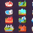 2.png Low Poly Isometric Terrain Pack | Mountains, Rivers & Biomes