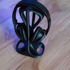 20230906_065834.jpg Archivo STL SOPORTE DE AURICULARES ORGÁNICO - MODELO 4・Diseño de impresión en 3D para descargar