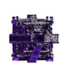 dxvwk5.stl Mayan Step Pyramid Ziggurat Ritual Complex