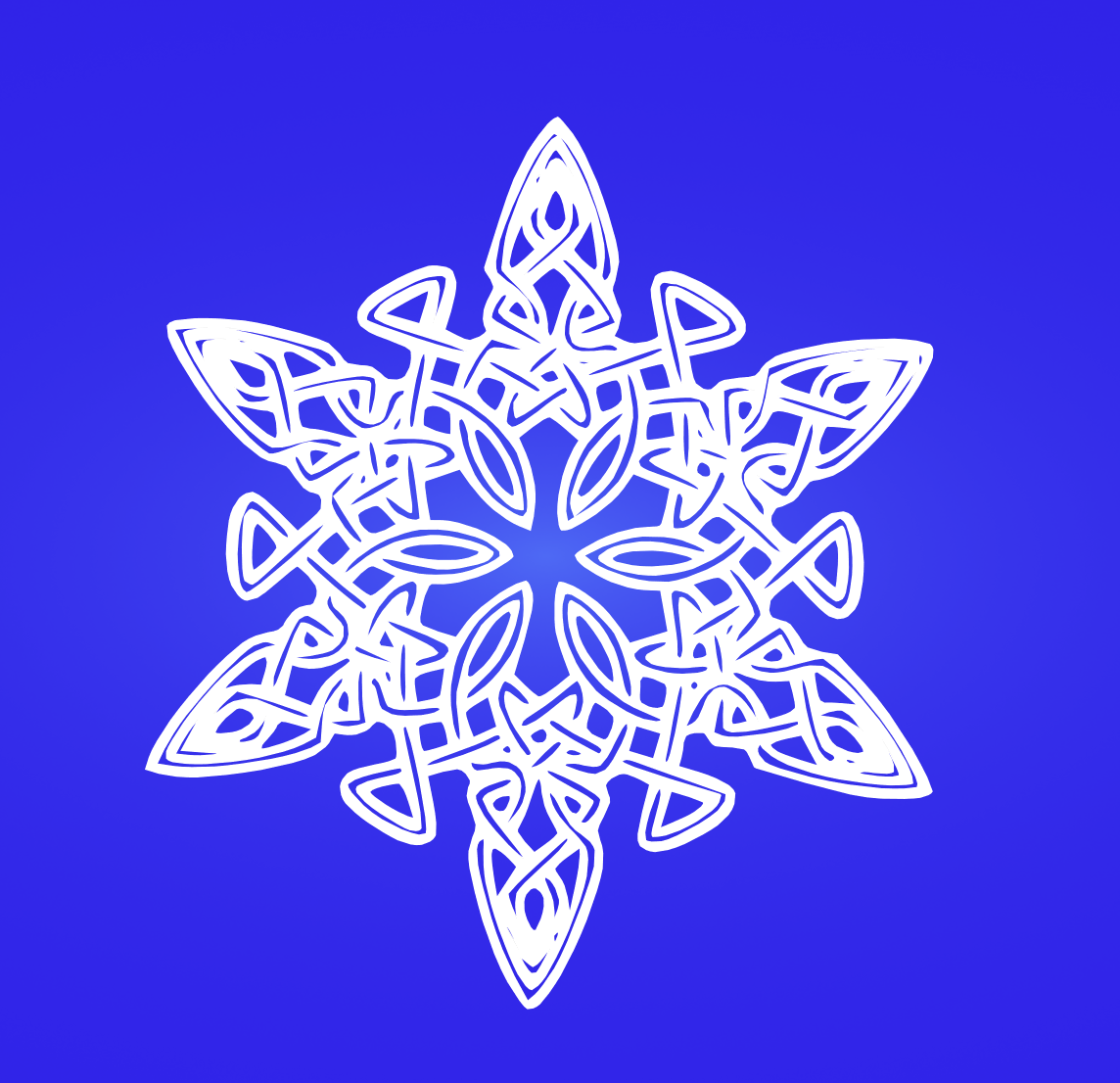 STL file Celtic knot snowflake・3D printable model to download・Cults