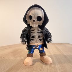 IMG_2412.jpeg STL file Сute Skeleton [from picture Generated by AI]・3D printing template to download
