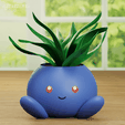 oddishB_01.png Oddish Planter Decoration - 2 models