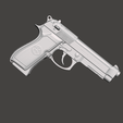 m9.png Beretta M9 Real Size 3d Gun Mold