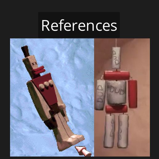 🧱 Neverhood - Klayman Hit \ Dummy・ STL File for 3D printing・Cults
