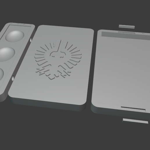 Golden Eagle mini wet pallet 3D model