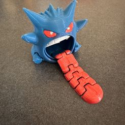 Gengar - Flexi Articulated Pokémon (Druck an Ort und Stelle, keine Stützen)