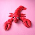 Cute Flexi Print-in-Place Lobster, ralphzoontjens