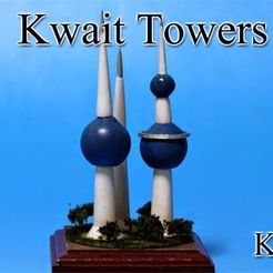 097-01_display_large.jpg Бесплатный STL файл Kuwait Towers・3D-печатная модель для загрузки