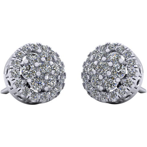 Fancy Earring , Pendent , Solitail Ring And Engagement Ring 3D model