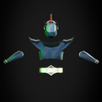ActarusHelmetBack.png UFO Robo Grendizer Actarus Full Armor for Cosplay 3D print model