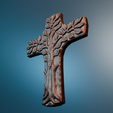 CR613png.png WALL СROSS - 3D MODEL. STL- FILES FOR CNC AND 3D PRINTER.DOWNLOAD.
