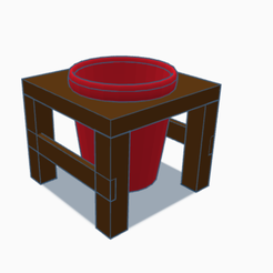 Screenshot-2023-07-27-185116.png Fichier STL Set d'artisanat table/pot de fleurs・Design à télécharger et à imprimer en 3D