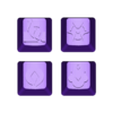 Viper, Round keycap, profile inwards, angle (Mihovec Design).stl Viper Keycaps Valorant (Multiple Designs - Variations) Bundle
