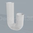 2.jpg Nordic Minimalist Vase J Shape Deco Decoration + Spiral (Thin)