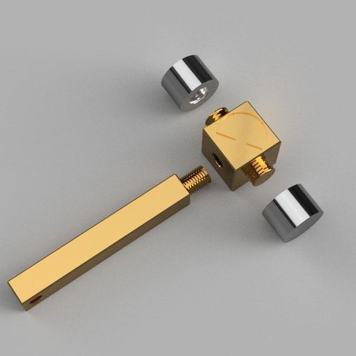 🔨 Modular Machinist Hammer Interchangeable 1″ Threaded Head System・ STL ...