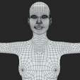 8.png Women Body Base Mesh T-Pose