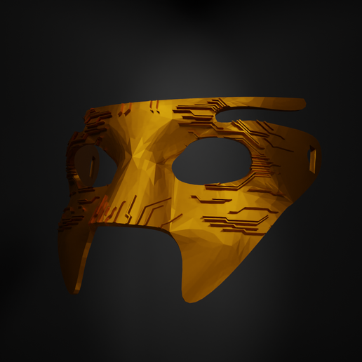 🤖 Robot Electronic Face Mask Skull Prom Helloween Face Mask・ STL File ...