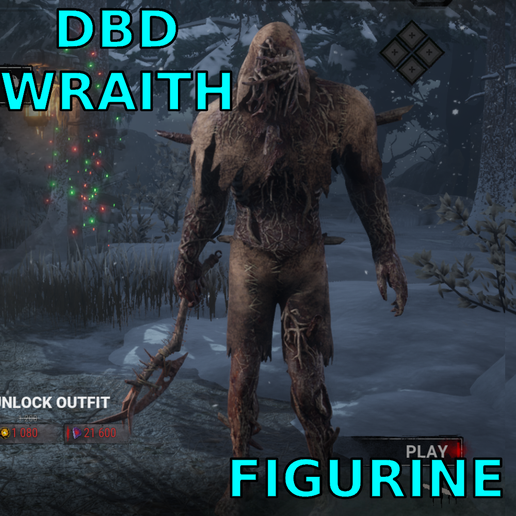 DBD Figurine Weathered Scarecrow Wraith Killer STL – Dead by Daylight 3D Print Figurine Horror Game Statue for Resin & FDM cosmetic, outfit, costume, Free, HOliday, Halloween, Present, GIft,