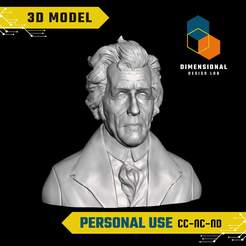 Andrew-Jackson-Personal.png 3D Model of Andrew Jackson - High-Quality STL File for 3D Printing (PERSONAL USE)