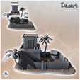 2.jpg Desert house with palm trees and staircase to roof (6) - Canyon Sandy Landscape 28mm 15mm RPG DND Nomad Desertland African