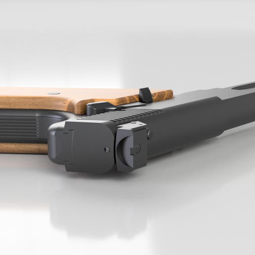 🥈 Colt Woodsman Match Target 2nd Series・ STL File for ・Cults