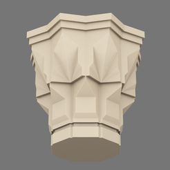 Preview_1.jpg 3D file Islamic Column Capital 002・Model to download and 3D print