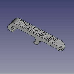 romain.jpg STL file Romain pocket bottle opener・Model to download and 3D print