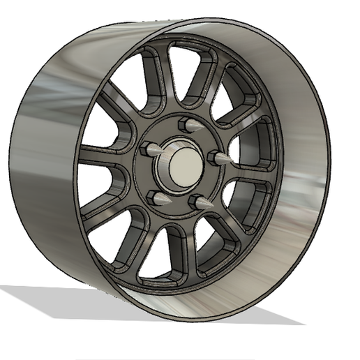 10 Hole Rims 3D model