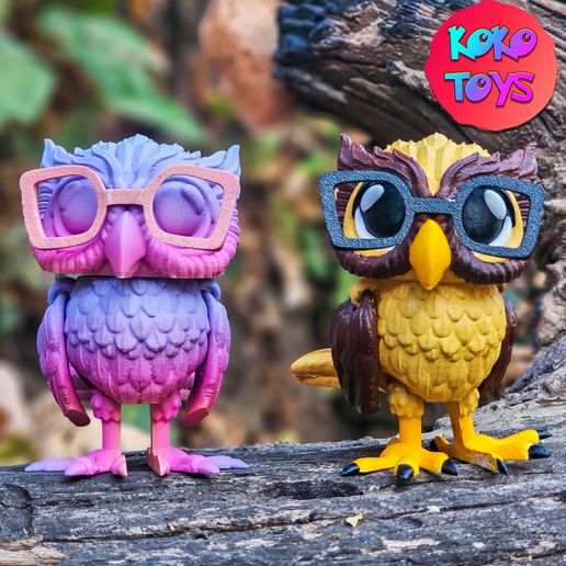 6.jpg CUTE FELXY OWL BIRD FEMALE AND MALE (TWO VERSION)
