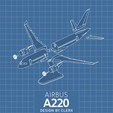 Drawings.png Airbus A220-100 - 1:144 - Free