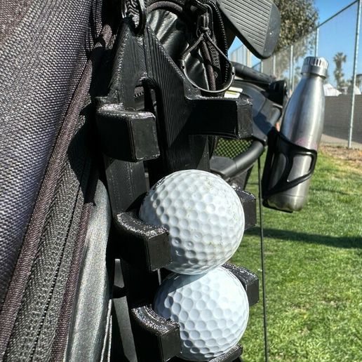 🏌️ 3 Golf Ball Holder - Hang Anywhere for Easy Access・Free STL