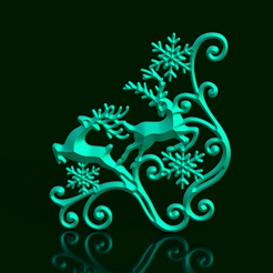 Renos-IV.png Reindeer Ornament - Holiday Season IV