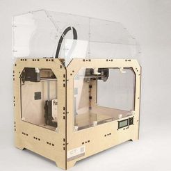 Laser_cut_Acrylic_Casing_for_Replicator_1_v04.jpg Free STL file Laser cut Acrylic Casing for Replicator 1・3D print design to download
