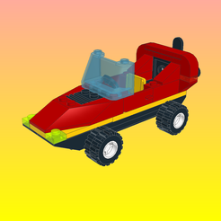 Шаблон-01.png Archivo OBJ Coche de carreras NotLego Lego Modelo 0385・Idea de impresión 3D para descargar