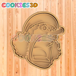 USOPP.png Usopp fondant cookie cutter - Cookies